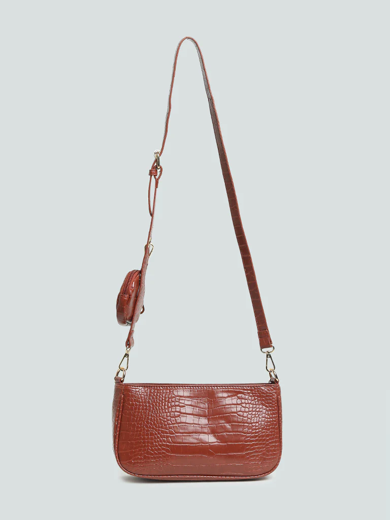 LOV Dark Rust Sling Bag